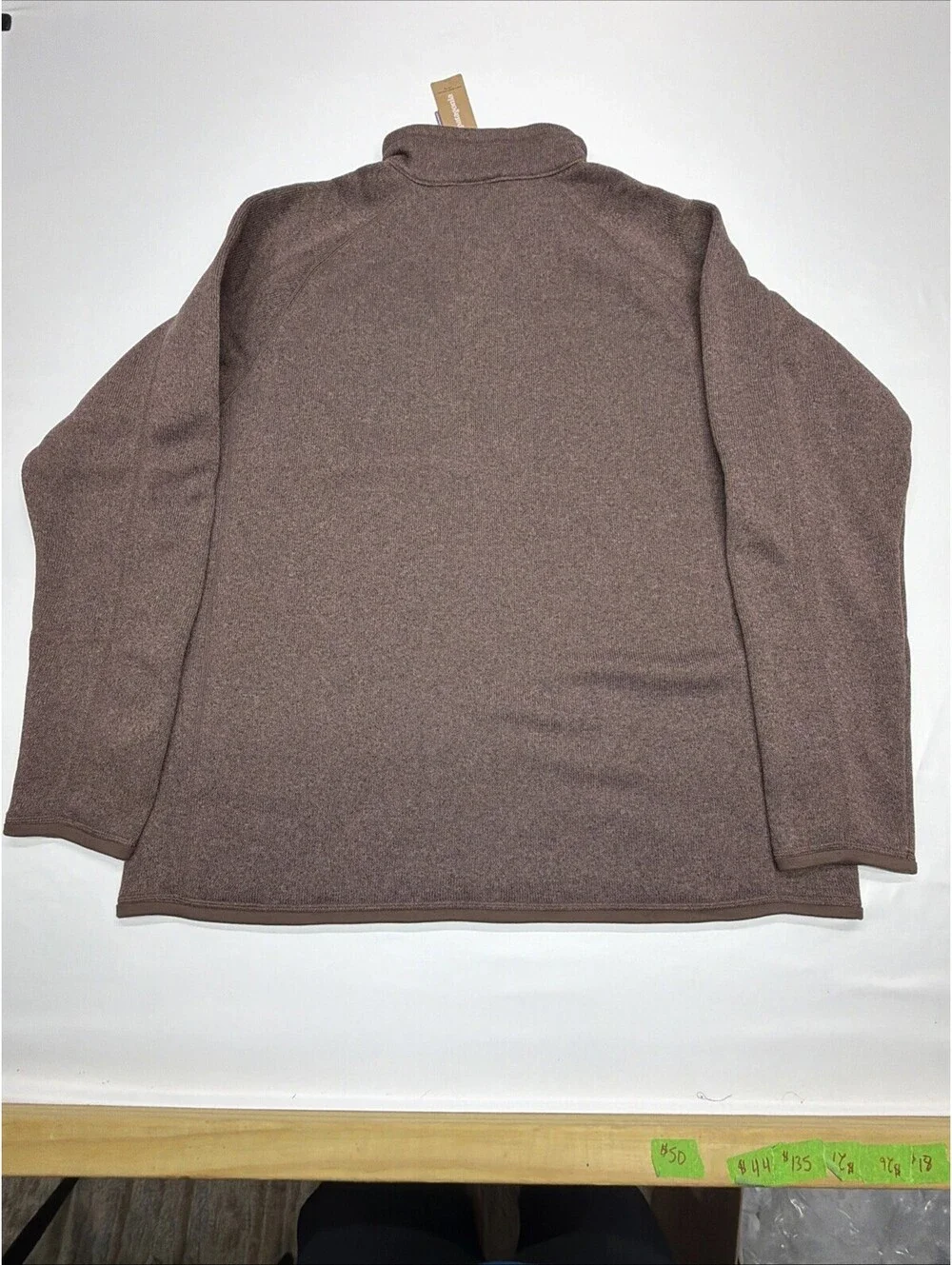 NWT Patagonia Mens Better Sweater 1/4 Zip Fleece Pullover Brown XXL 25523FA22